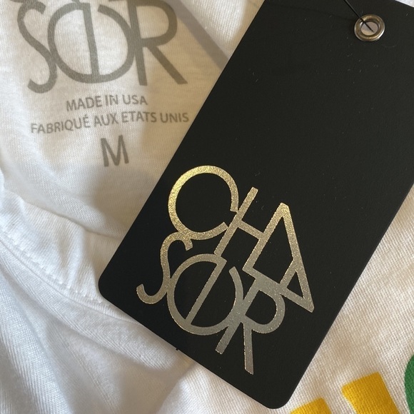 Chaser Pride Proud To Be white tee shirt size medium NWT - Picture 5 of 7